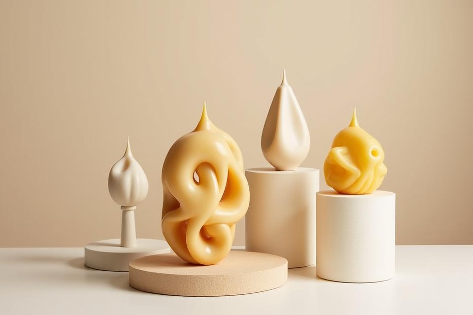 Velas esculturales artísticas